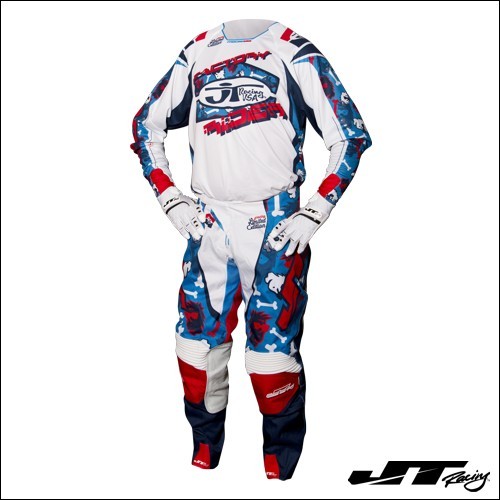 JT RACING USA 2017 LE BAD BONES Red/White/Blue