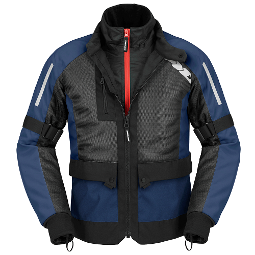 SPIDI GIACCA H2OUT NET BLU