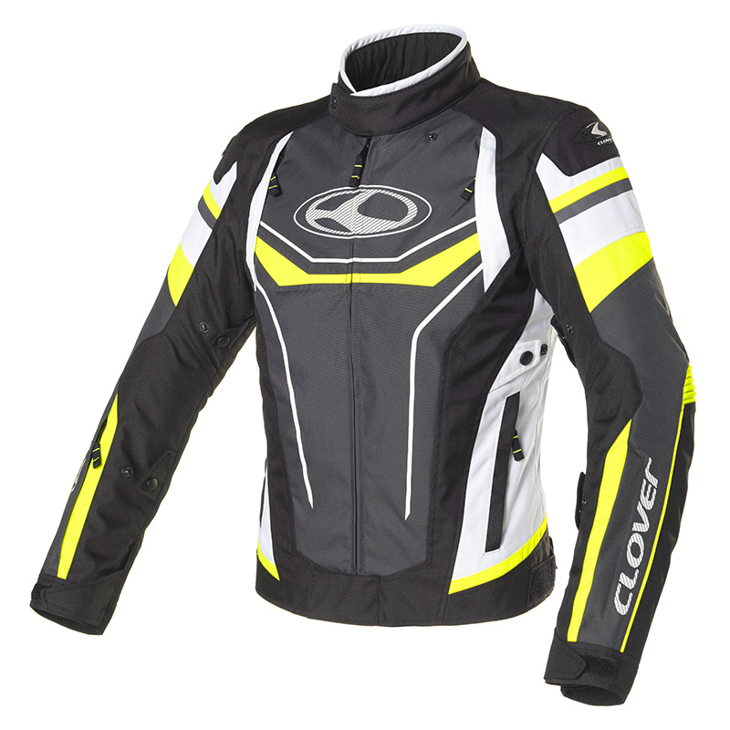 CLOVER GIACCA AIRBLADE-4 GIALLO GRIGIO BIANCO NERO
