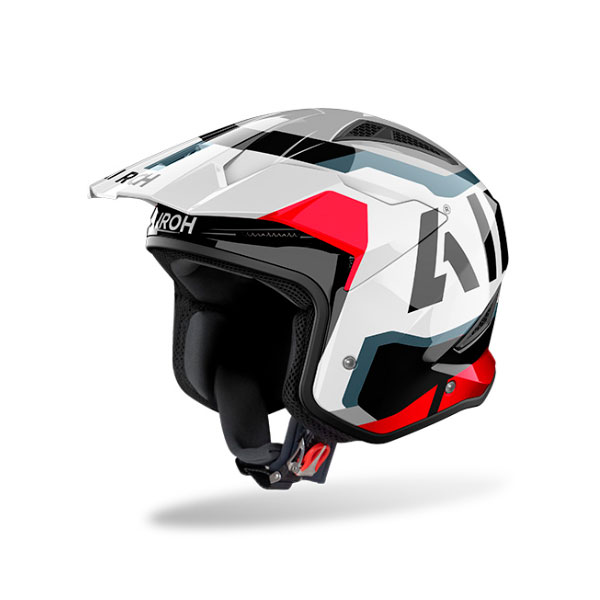 AIROH CASCO TRIAL TRR 2 JUPITER RED GOSS