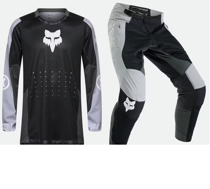 FOX RANGER AIR OFFROAD JERSEY+PANT GRIGIO NERO
