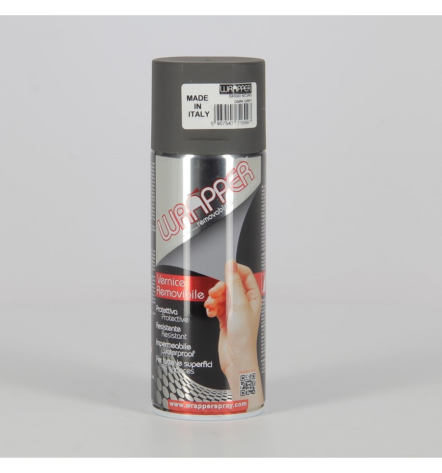 WRAPPER VERNICE REMOVIBILE GRIGIO SCURO