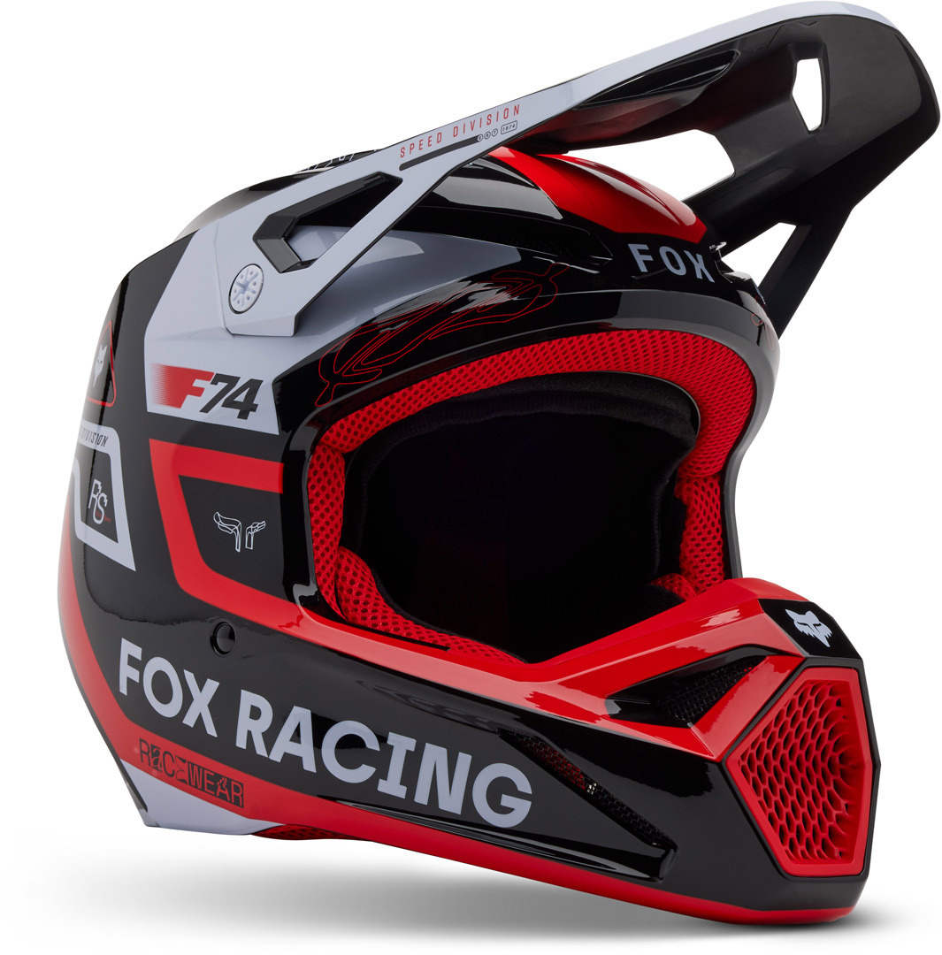 FOX CASCO V1 RACE SPEC RED