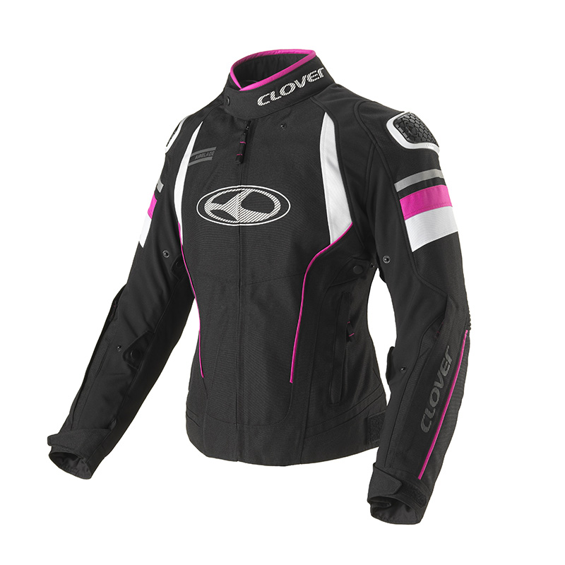 CLOVER GIACCA AIRBLADE-5 LADY NERO FUXIA