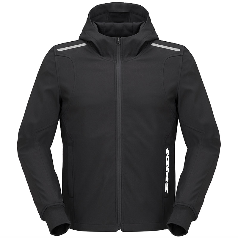 SPIDI GIACCA HOODIE ARMOR LIGHT BLACK