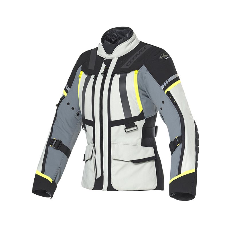 CLOVER GIACCA SAVANA-4 WP LADY GIALLO GRIGIO NERO