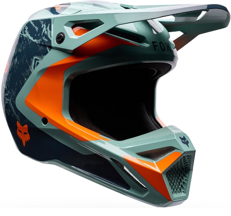 FOX CASCO V1 IMAGE PRINT ARCTIC BLUE