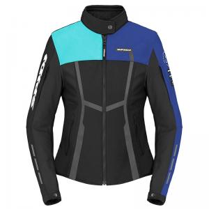 SPIDI GIACCA MOTOJOY LADY NERO-AZZURRO-BLU