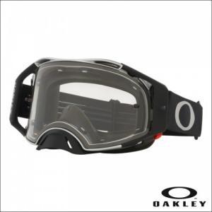 OAKLEY AIRBRAKE MX TUFF BLOCKS BLACK GUNMETAL - Lens Clear