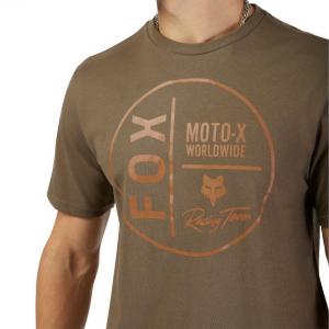 FOX T-SHIRT WORLDWIDE PREMIUM BROWN