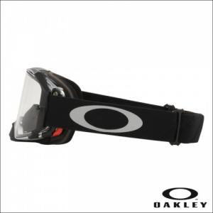 OAKLEY AIRBRAKE MX TUFF BLOCKS BLACK GUNMETAL - Lens Clear