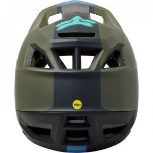 FOX CASCO MTB PROFRAME HELMET BLOCKED OLIVE GREEN