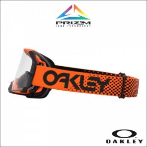 OAKLEY AIRBRAKE ABMX Moto Orange B1B  - Lens Clear