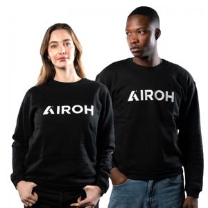 AIROH FELPA GIROCOLLO BLACK