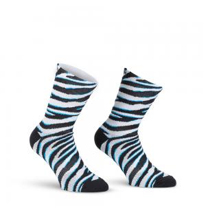 XTECH XT315  CALZE TECNICA ZEBRA AZZURRO