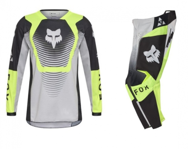 FOX 180 YOUTH COLLECT COMPLETO CROSS GREY YELLOW