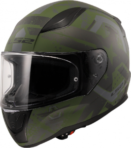 LS2 CASCO RAPID 2 FF353 THUNDER BIRDS MILITARY