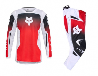 FOX 180 YOUTH SHIELD COMPLETO CROSS RED