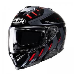HJC CASCO INTEGRAL i71 SIMO NERO ROSSO GLOSS