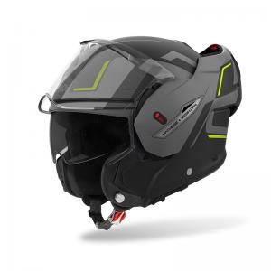 AIROH CASCO MATHISSE 2 GENIUS NERO GIALLO OPACO
