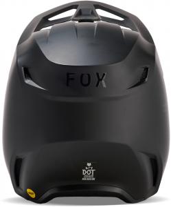 FOX CASCO V1 SOLID MATTE BLACK