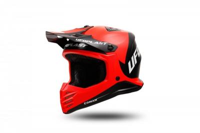 UFO CASCO CROSS JUNIOR KOREY NERO ROSSO