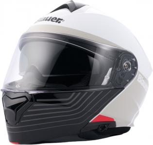 BLAUER CASCO FLIP-UP NOAH WHITE GREY GLOSSY