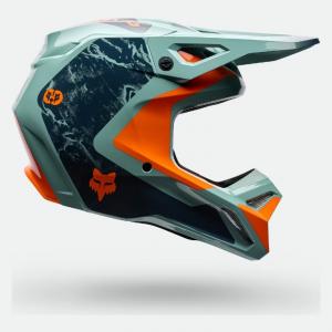 FOX CASCO V1 IMAGE PRINT ARCTIC BLUE