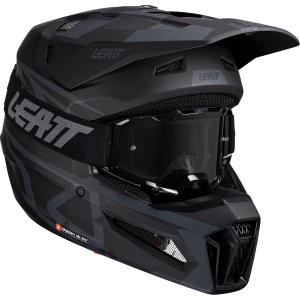 LEATT KIT CASCO MX CON MASCHERA MOTO 3.5 V25 BLACK