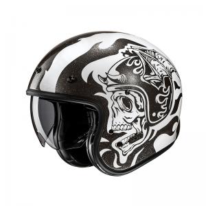 CASCO HJC V31 FLAME BIANCO