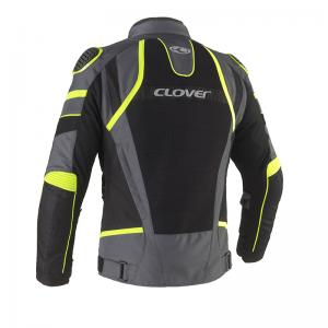 CLOVER GIACCA RAINJET-3 WP GRIGIO GIALLO NERO