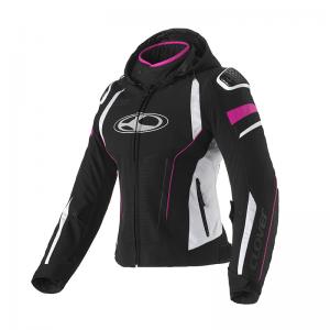 CLOVER GIACCA RAINBLADE 3 LADY WP NERO FUXIA