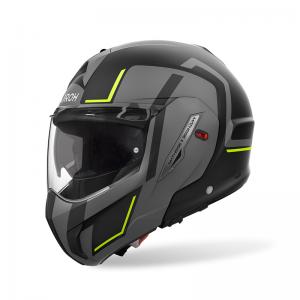 AIROH CASCO MATHISSE 2 GENIUS NERO GIALLO OPACO