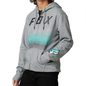 FOX FELPA CON CAPPUCCIO E CERNIERA FGMNT Heather Graphite