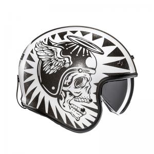 CASCO HJC V31 FLAME BIANCO