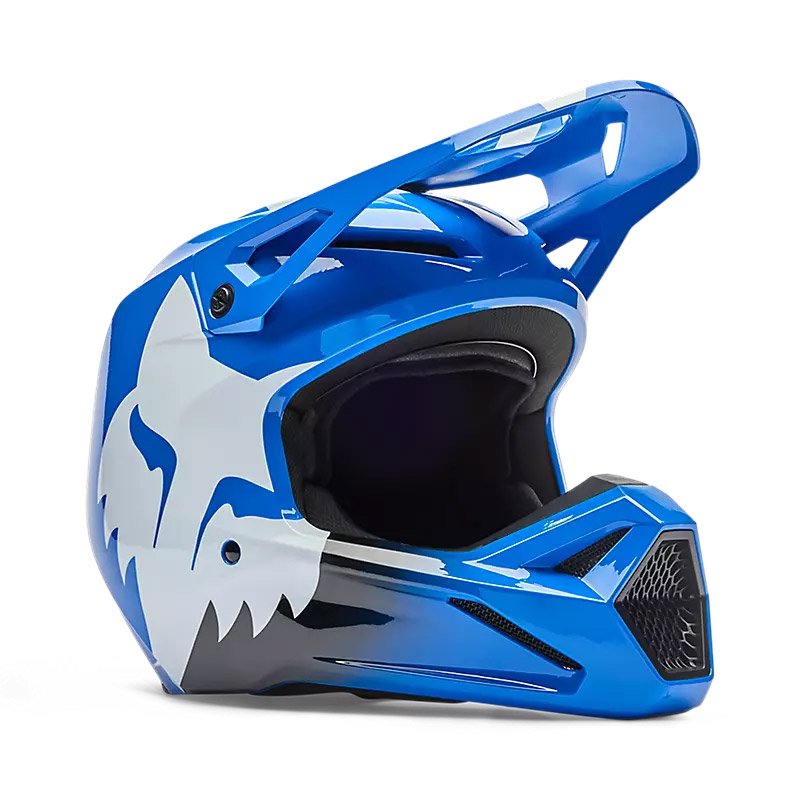 FOX CASCO V1 SHIELD BLU
