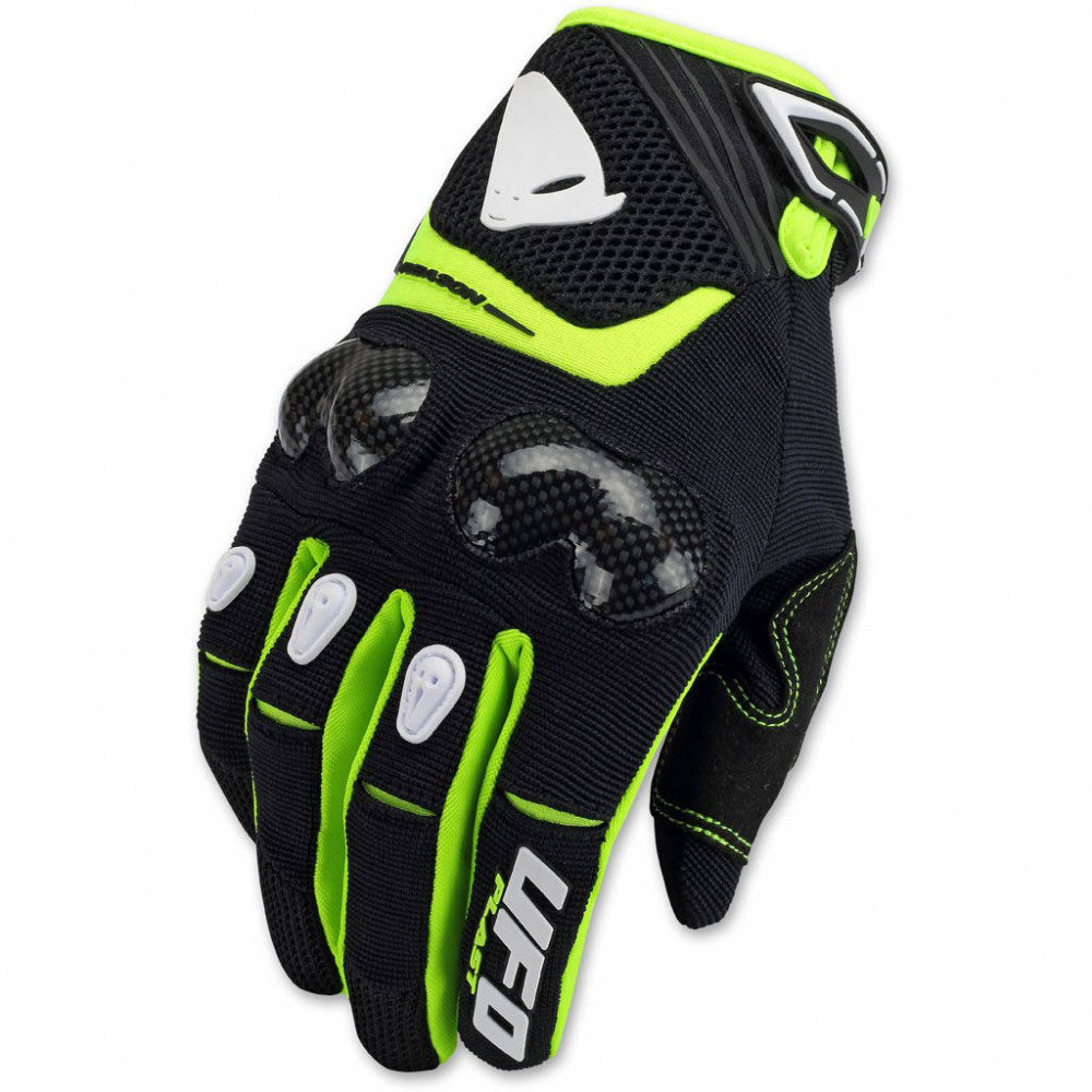 GUANTO UFO MX ENDURO REASON NERO-GIALLO FLUO