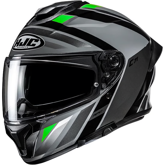 HJC CASCO INTEGRALE C71 FABER GRIGIO VERDE GLOSS