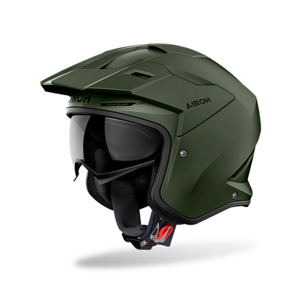 AIROH CASCO TRIAL KOMBAKT VERDE MILITARE OPACO